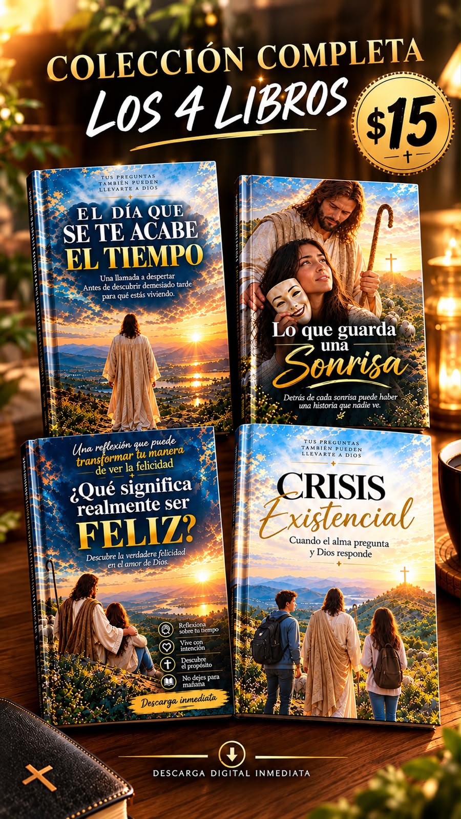 🌟 Colección Transformadora: 3 E-Books + 1 Bono Especial 🎁 | Solo $15